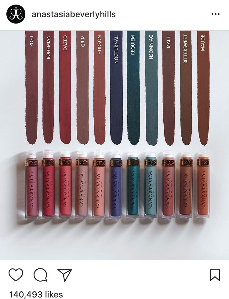 Anastasia Beverly Hills Liquid Lipsticks