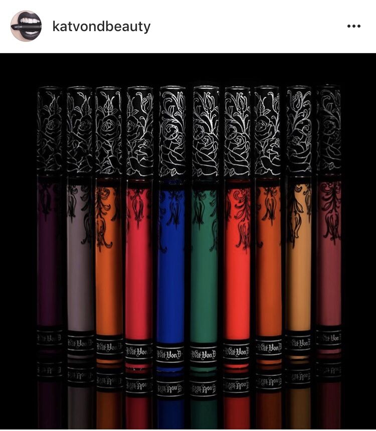 Kat Von D 10 New Exclusive Everlasting Liquid Lipsticks