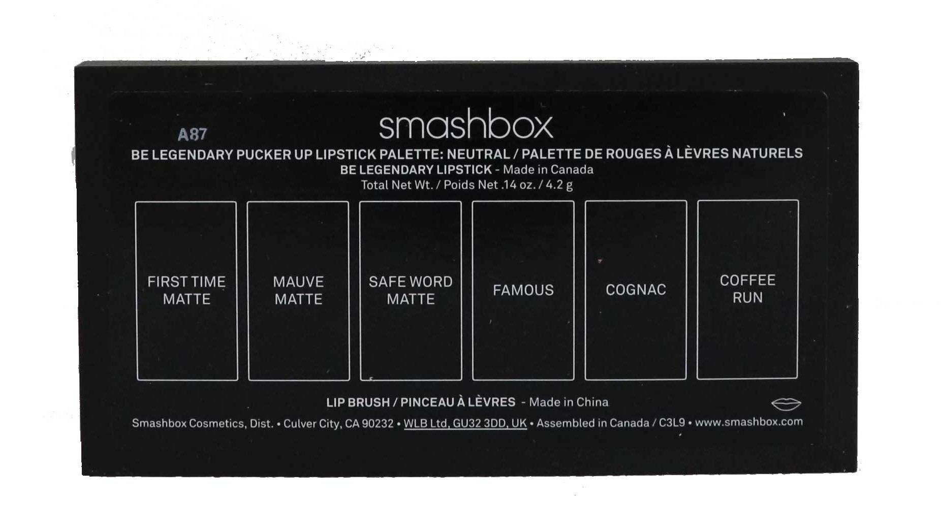 Smashbox Be Legendary Pucker Up Lipstick Palette - Neutral