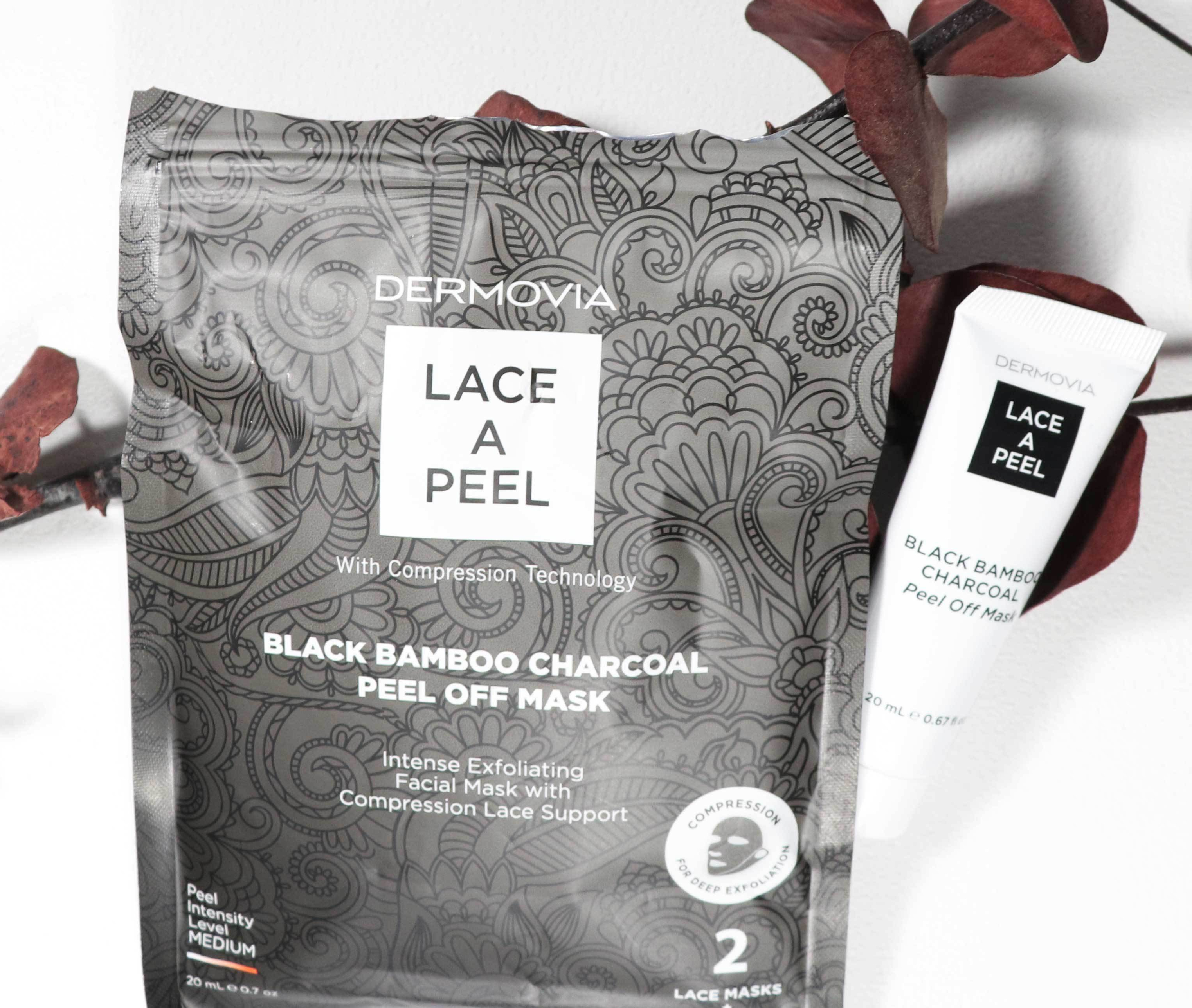 Dermovia Lace A Peel Black Bamboo Charcoal Peel Off Mask