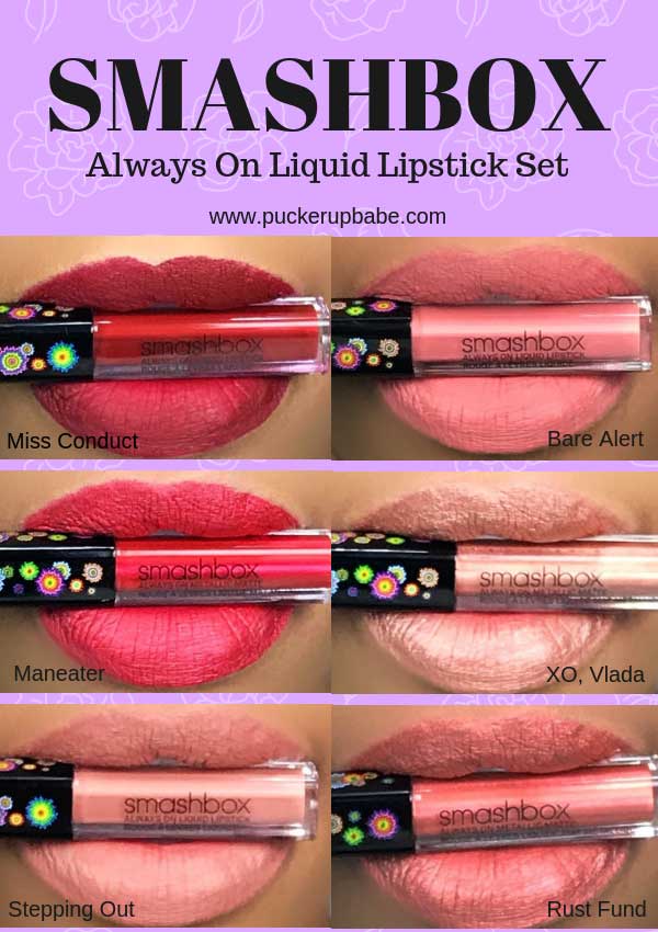 Smashbox Always On Liquid Lipstick Set