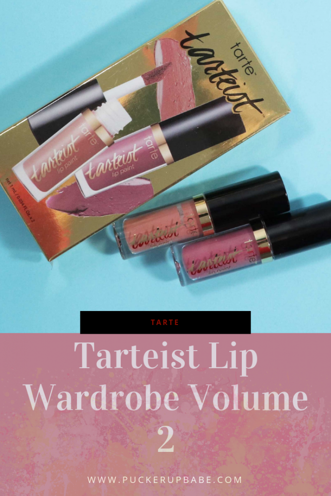 Tarteist Lip Wardrobe Volume 2