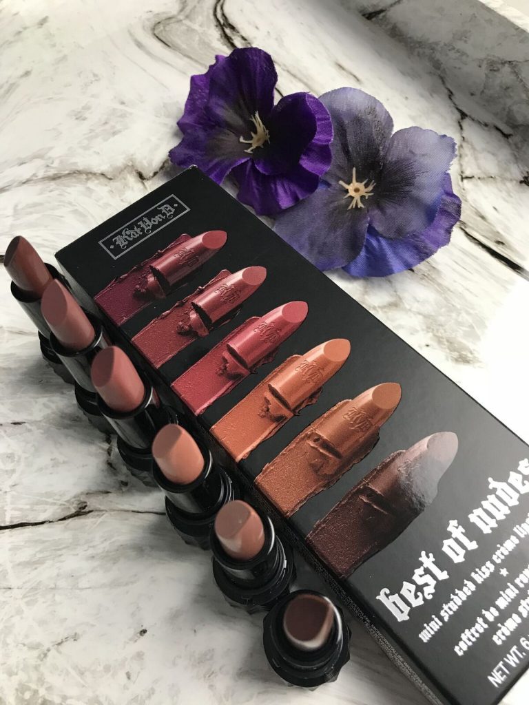 Kat Von D Best of Nudes Studded Kiss Creme Lipstick Set