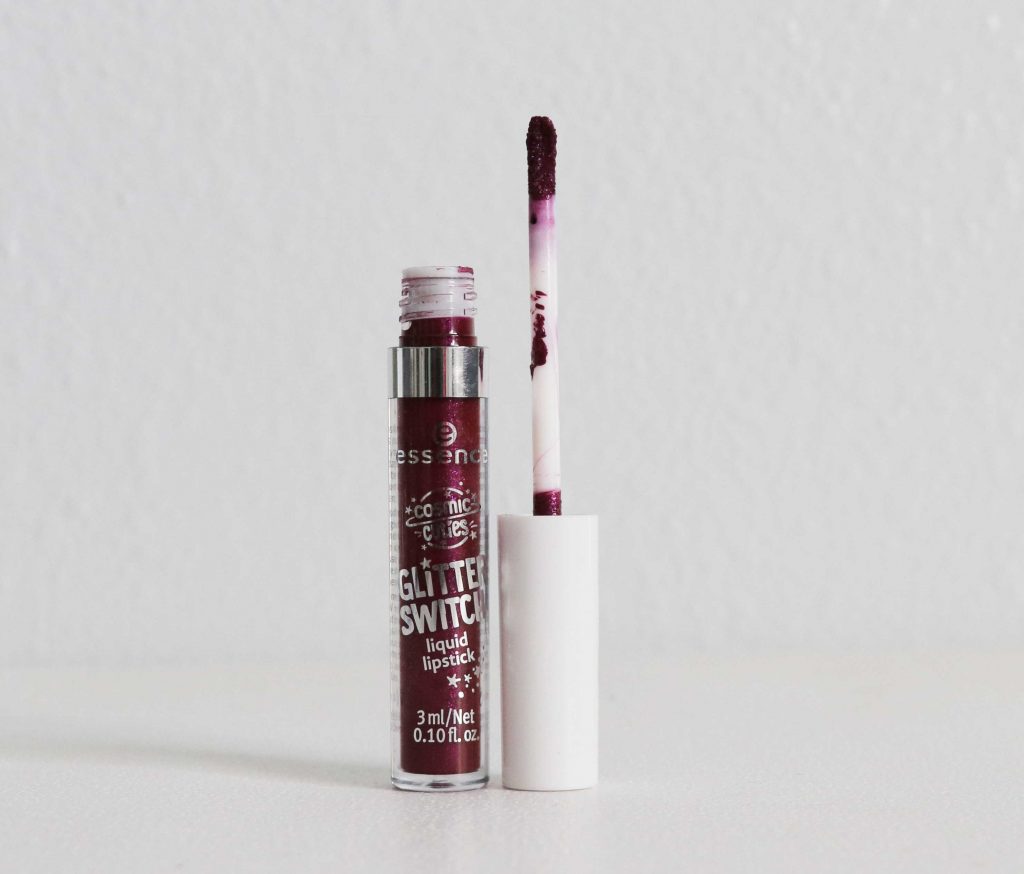 Essence Cosmic Cuties Glitter Switch Liquid Lipstick in Sparkling Bordeaux