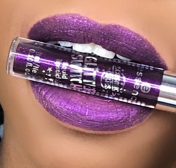 Essence Cosmic Cuties Glitter Switch Liquid Lipstick in Shimmering Violet