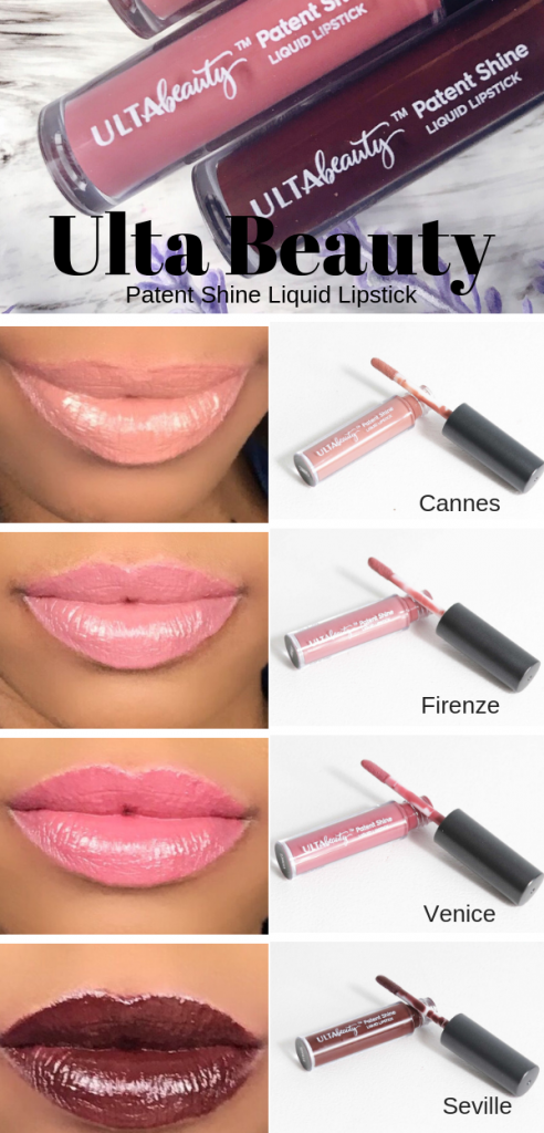 Ulta Beauty Patent Shine Liquid Lipsticks
