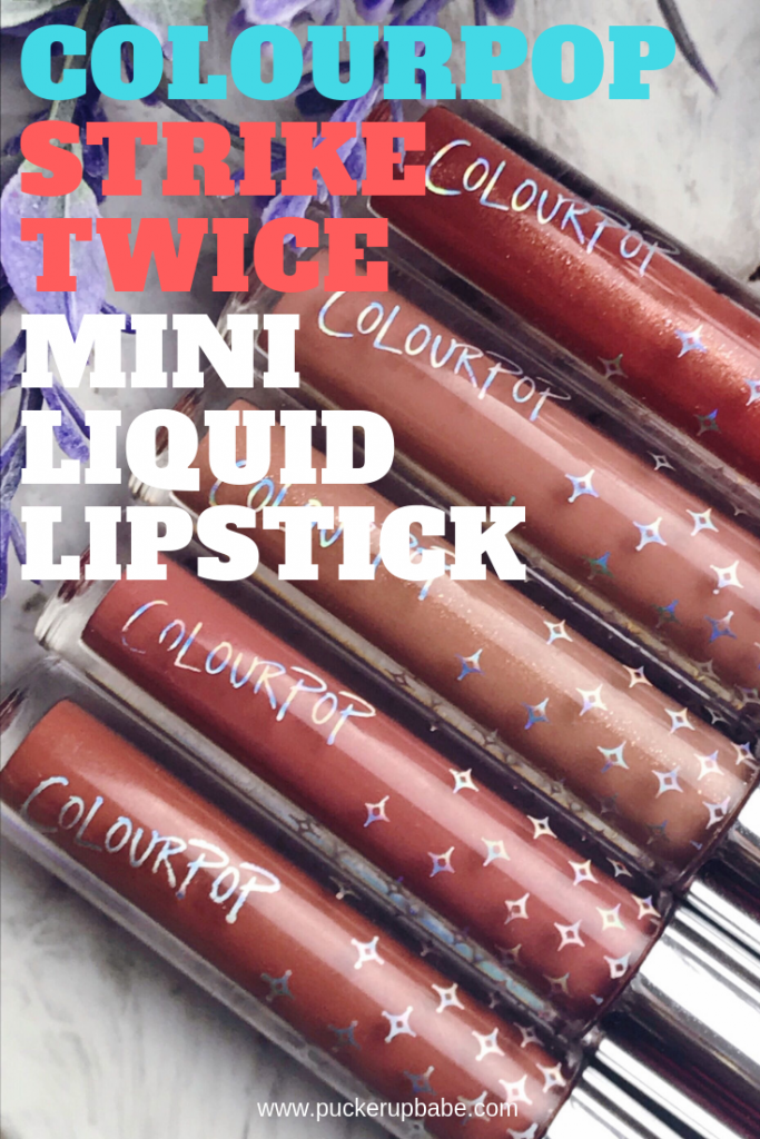 Colourpop Strike Twice Mini Lipstick Collection