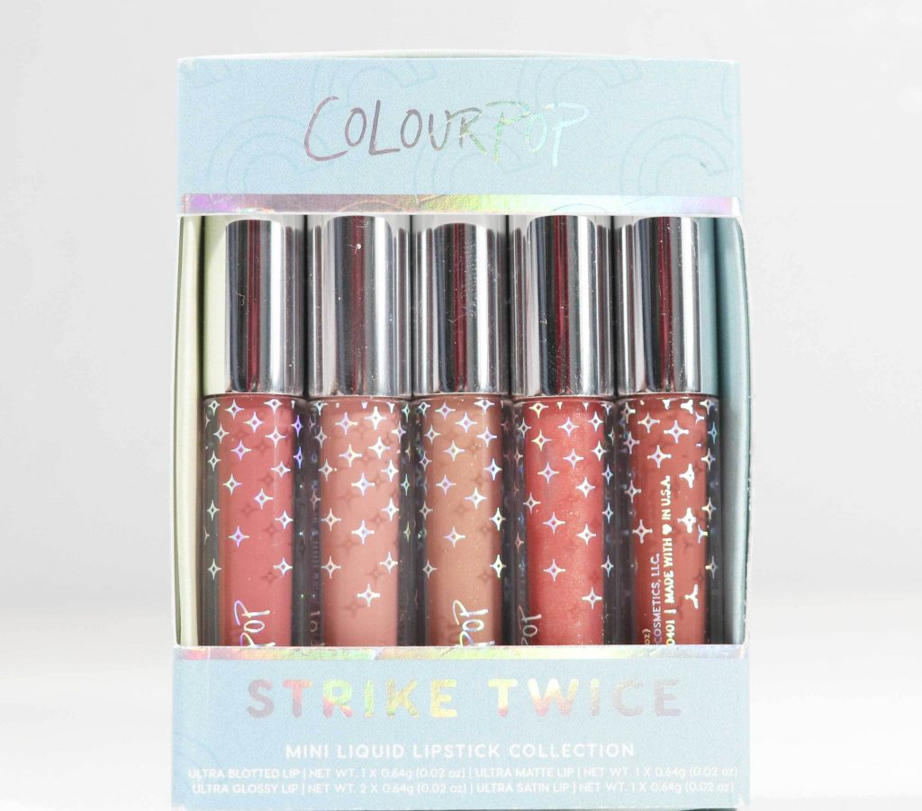 Colourpop Strike Twice Mini Liquid Lipstick Collection